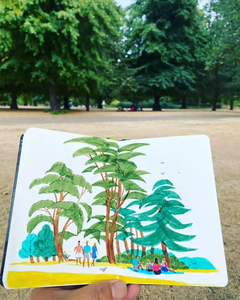 Juego de Marcadores de Arte IERS Personalizados con Doble Punta, Marcadores de Acuarela, Punta Fina Mezclable, Estuche de Plástico con 72 Colores - Product Image 6