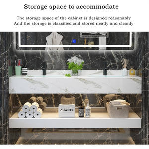 バスルームセットジョージグループカスタマイズホテルプロジェクト洗面化粧台現代医学キャビネットシングルシンク壁 - Product Image 5