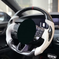 Modifiye Araba Parçaları Direksiyon Simidi Kılıfı Karbon Fiber Karbon Fiber Direksiyon Simidi Direksiyon Simidi Tepsisi Toyota Camry için