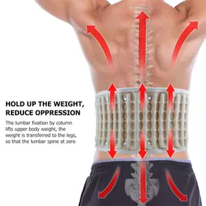 FSPG vendita calda regolabile OEM/ODM decompressione PU cintura di supporto in vita cintura lombare di trazione ad aria spinale