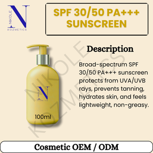 Lotion solaire SPF 40 50 PA Plus Plus, protection solaire légère quotidienne pour le visage et le corps, soin de la peau - Product Image 6