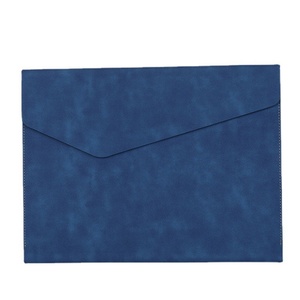 Biểu tượng tùy chỉnh in ấn tập tin Túi A4 Kích thước thư mục PU da tài liệu lưu trữ túi kinh doanh văn phòng thông tin tập tin lưu trữ thư mục - Product Image 6