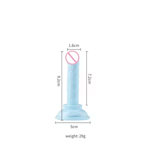 Adult Soft Silicone Clear Dildo Strong Suction Cup Hands-Free Play Huge Sex Toys for Beginners and Couples - Product Image 6