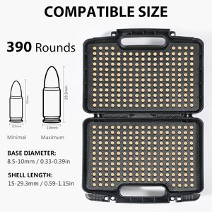 Kinghardcase 390Round 9mm Munition Aufbewahrung koffer Travel Safe Mil <span class=keywords><strong>Spec</strong></span> Wasserdichtes EVA-Material Schwarz Modell 1144 Box für 9x19mm - Product Image 2