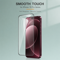 Protection d'écran en verre trempé anti-éclats haute transparence résistante aux chutes pour iPhone 18 17 16 15 14 13 12 Pro Max