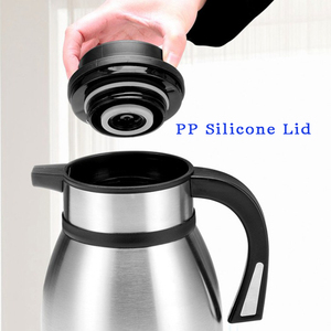 silverjet Stainless Steel Vacuum <b>Flask</b> 1L 1.5L 2L Insulated <b>Coffee</b> Tea Jug For Home Office Car Gift - Product Image 5