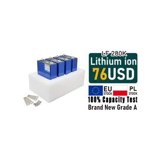 SZXUBA 3,2 V Batería Lifepo4 280ah 16PCs Lfp Células prismáticas Ddp Lf280k Lf280ah Lf280 Busbar Bateria A Grado 6000 Ciclos