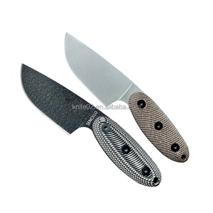 Cuchillo Utilitario Recto Pequeño de Alta Dureza EDC con Mango Completo, Acero D2, Fibra G10, Funda Kydex, Grado Industrial Reforzado para Caza - Product Image 1