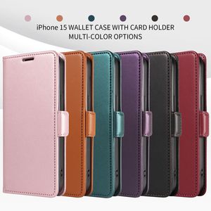 Funda de Teléfono de Cuero PU Tipo Folio para <span class=keywords><strong>iPhone</strong></span> 18 Pro Max 17 16 15, Cuero Suave al Tacto Premium, Cierre Magnético, Funda con Carga Inalámbrica - Product Image 6