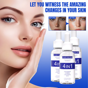 Suero Facial 4 en 1 con Niacinamida, Vitamina C, Ácido Hialurónico y Vitamina E, Antiarrugas e Iluminador - Product Image 6