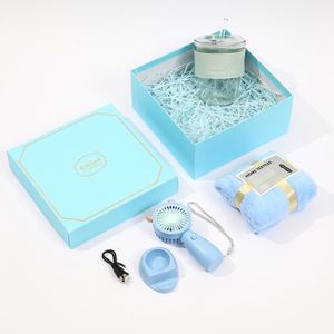 Juego de Regalo Personalizado con Ventilador Portátil y Sombrilla para Bodas, Cumpleaños, Día del Padre y Regalos de Bienvenida - Product Image 1