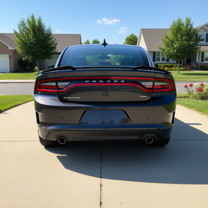 Aileron arrière Dodge Charger noir mat avec impression par transfert d'eau, compatible 2011-2018 - Product Image 2