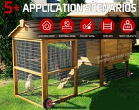 But de football mobile à levier rotatif à 360 degrés avec roues en caoutchouc massif et roulement de précision, capacité de charge de 400 kg, idéal pour la ferme