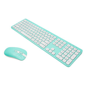 Nhà Máy Tùy Chỉnh 4D Nút 800-1200-1600 Dpi Chuột + Cắt Kéo Chuyển Đổi 110 Phím ABS Bàn Phím Không Dây Và Chuột Combo - Product Image 4