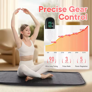 Meilleur <span class=keywords><strong>prix</strong></span> Tapis LED à lumière infrarouge pour tout le corps Lit de thérapie par lumière rouge avec contrôleur multifonction filaire pour usage domestique - Product Image 2