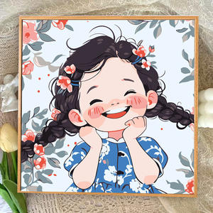 Kit de <span class=keywords><strong>peinture</strong></span> <span class=keywords><strong>acrylique</strong></span> pour enfants, adultes, débutants et décoration intérieure, cadeaux, kit de <span class=keywords><strong>peinture</strong></span> 12*16 pouces, <span class=keywords><strong>peinture</strong></span> à l'huile DIY - Product Image 5