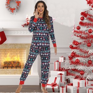 Pijamas Familiares de Navidad con Nuevo Diseño 2022, Conjunto de 2 Piezas para Niños - Product Image 4