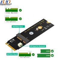 Kartu Konverter Adaptor Nirkabel Antarmuka NGFF Key-M ke Konektor M.2 Key E/A+E untuk Modul WiFi BT Tersedia