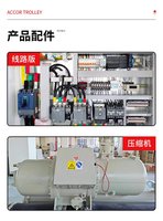 Système de refroidissement de refroidisseur industriel 100TR pour l'usine en plastique de moulage par injection, refroidisseur de vis