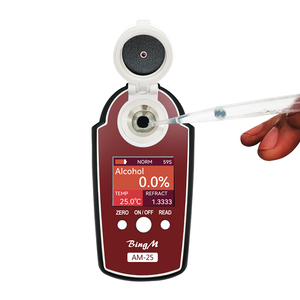 Bing Alkoholkonzentrationstester Refraktometer Weinmessgerät Digitales Alkohol-Refraktometer Densitometer Handalkoholmessgerät - Product Image 4