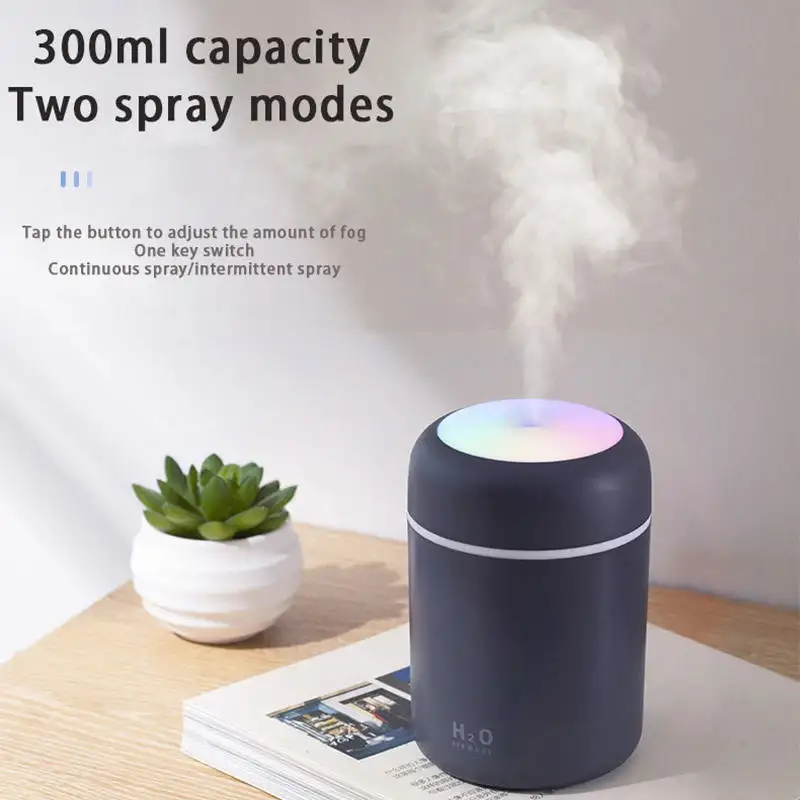 Small Appliances 300Ml Air H20 Humidifier Aromatherapy Scent Diffuser Nebulizer Ultrasonic DC Charge Fragrance Aroma Diffuser