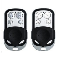 Télécommande sans fil à bas prix pour porte de garage coulissante, 4 boutons, métal, 433 MHz, code d'apprentissage