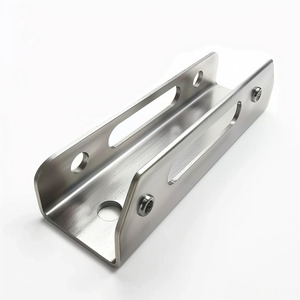 Custom Sheet <b>Metal</b> Fabrication Laser Cut Steel Structural Channel Connector Bracket Conveyor Guide ISO9001 Certified China - Product Image 1