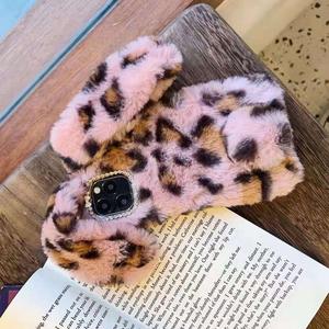 Custodia per <span class=keywords><strong>iPhone</strong></span> di Lusso in Morbido Peluche Effetto Pelliccia di Coniglio Calda e Soffice per <span class=keywords><strong>iPhone</strong></span> 6 7 8 Plus <span class=keywords><strong>Xr</strong></span> X Xs Max 11 12 13 14 15 16 Pro Max Mini - Product Image 3