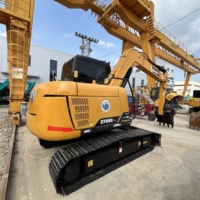 Offre Spéciale : Excavatrice SANY SY90CPro d'occasion de 9 tonnes, faible nombre d'heures de fonctionnement, fonctions complètes, lame de bulldozer, composants hydrauliques d'origine, adaptée