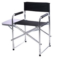Chaise de pêche pliable en aluminium léger - Chaise de camping portable pour l'extérieur et la plage