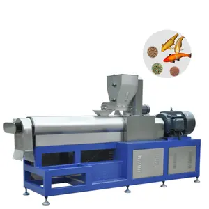 Individualisierbare Extruder-Herstellungsmaschine für Fischfuttermittel Haustierfutterverarbeitung Pelletier-Futtermaschine für angepasste Fischdiäten