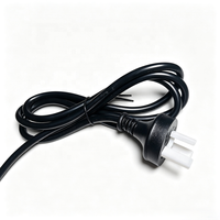 Câble d'alimentation robuste U,L 1,2 m 1,5 m, 3 broches, Argentine, 250 V 10 A, 3G0,75 mm², avec extrémité de fil nu dénudé, cordon de raccordement pour chargeurs