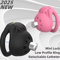 2025 nouveau dispositif de chasteté masculine petite Cage à bite anneau de pénis cathéter urétral dilatateur jouets sexuels pour adultes