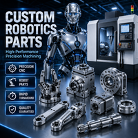 Service d'usinage CNC de précision 5 axes non standard 0,001 mm pour structures robotiques complexes, perçage en acier inoxydable, électroérosion à fil