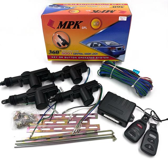 Remote to Lock Unlock Central Locking System Keyless Entry with 4 Actuators 1 Master 12V Car Door Lock Kit MFK 5001