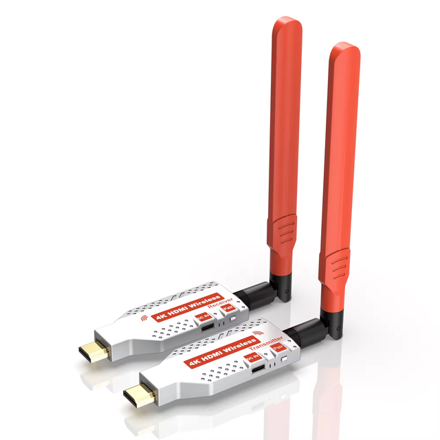2024 Wireless Transmitter and Receiver 4k 30Hz Extender for Laptop PC DVD to TV Monitor Adapter Audio Video