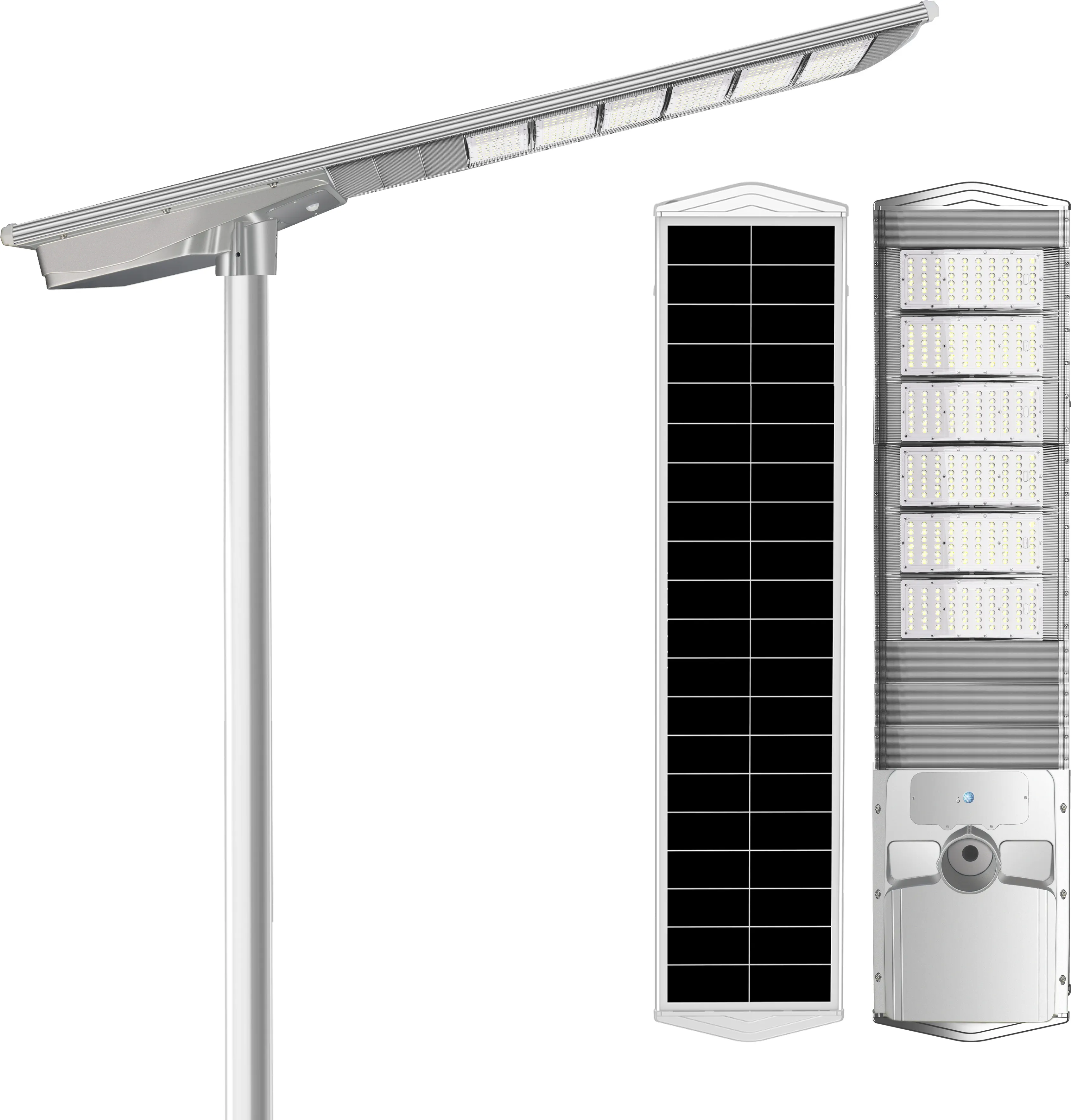 MPPT Intergrated High Brightness IP65 Waterproof Outdoor Power Energy System All In 1 Led Solar Street Light Bulbs Top Sellers