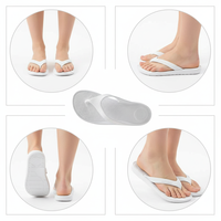 Bosirui femmes plate-forme tongs strass soutien de la voûte plantaire confortable coussin doux tongs compensées été string sandales