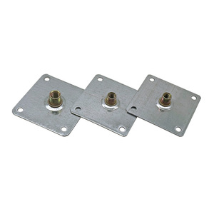 Wholesale Furniture Accessories Mounting Base Rectangle Round Customizable Shapes Plate Bracket for Furniture Legs - Product Image 4