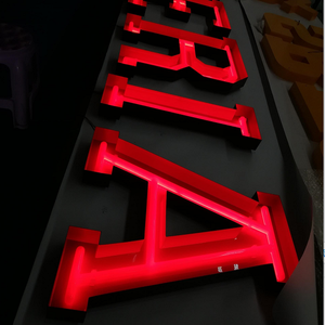 Customized Store 3D Illuminated Signs Faux Neon Letters Neon <strong>Sign</strong> Letter with <strong>Shell</strong> - Product Image 3