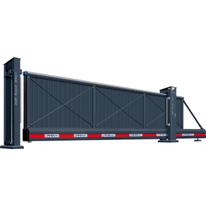 Puerta Corredera Cantilever Automática de Alta Resistencia, Puerta Flotante de Aleación de Aluminio para Entrada Industrial - Product Image 1