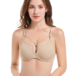 Lencería sexy transfronteriza europea y americana, sujetador fino, suave, moldeador y con aros, que reduce el tamaño de los senos grandes. - Product Image 5