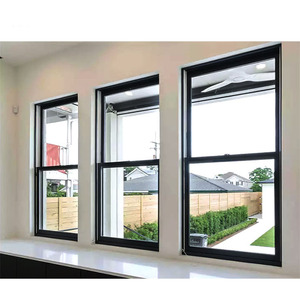 Fenêtre américaine à double guillotine, fenêtre <span class=keywords><strong>coloniale</strong></span> personnalisée en alliage d'aluminium résistant aux intempéries - Product Image 2