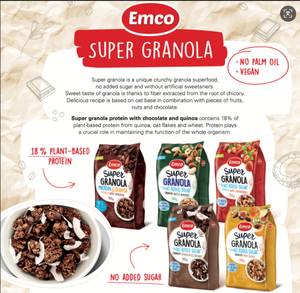 Venta al por mayor saludable desayuno cereal crujiente avena granola bocadillo con nueces y almendras fibra rica sin azúcar - Product Image 2