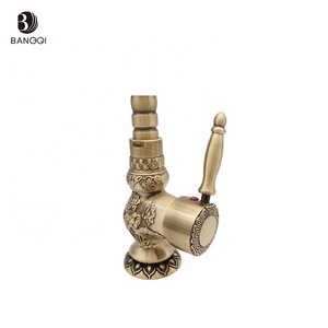 Grifo de una manija de latón antiguo Bangqi, instalación de encimera de nuevo diseño, <span class=keywords><strong>lavabo</strong></span> de agua fría de cocina con núcleo de válvula de cerámica - Product Image 6