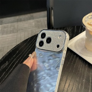 Funda para Teléfono Móvil con Lente Brillante y Marco Grande, Estilo Foil, para 17 16 15 14 13 Pro Max, Carcasa Protectora Rígida de Acrílico a Prueba de Golpes - Product Image 3