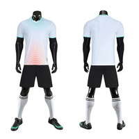 Uniformes de Fútbol OEM/ODM, Conjuntos de Camisetas de Fútbol Transpirables de Punto Personalizadas para Entrenamiento, Venta al Por Mayor