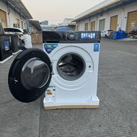 LGS Quality HUAZOS 15kg Front Load Washing Machine DD Inverter Motor Steam Wash 1400 RPM Color Touch Screen 220V Washer