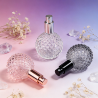 Flacon de parfum en verre de haute qualité 100ml/120ml Grande capacité Nouveau design Forme d'ananas