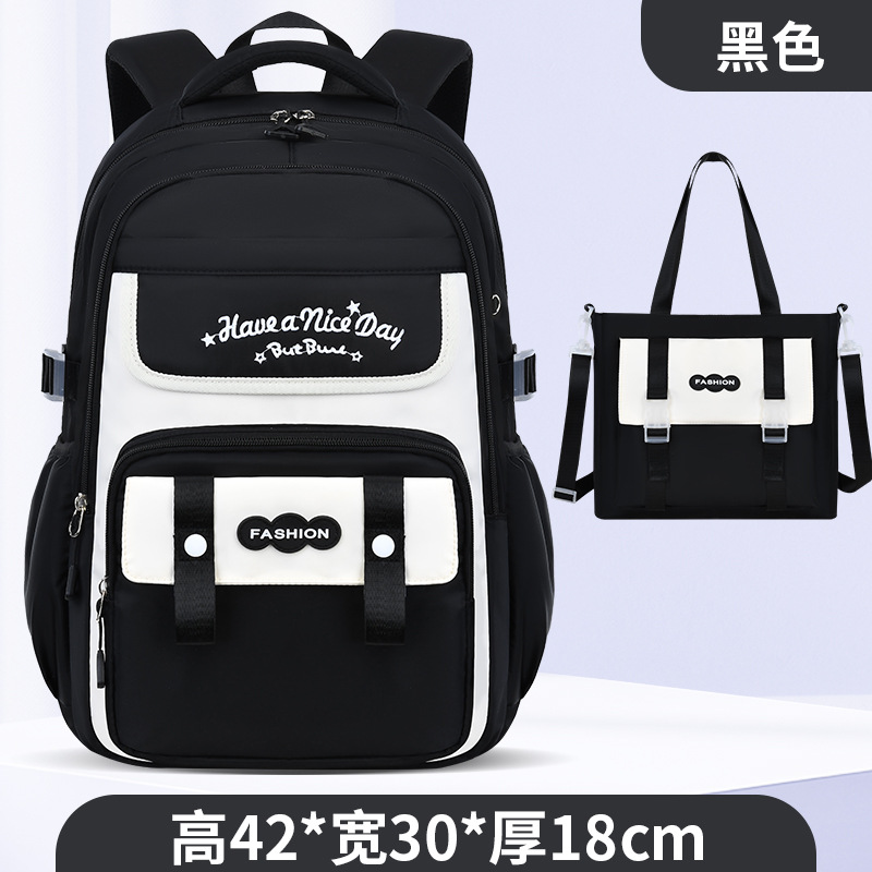 Black schoolbag/tutoring bag